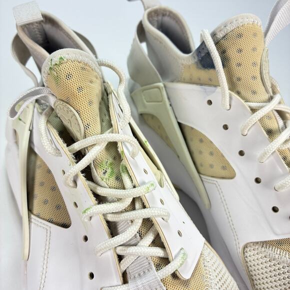 Nike Air Huarache Run Ultra White Beige Sneakers 819685-101 Men's Size 11 - Picture 9 of 11